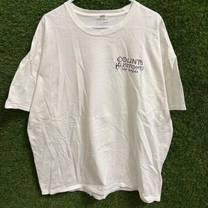 Counts Kustoms Las Vegas T-Shirt White‎ Graphic Tee 3XL Menswear Y2K